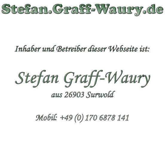 stefan.graff-waury.de Impressum - Inhaber: Stefan Graff-Waury